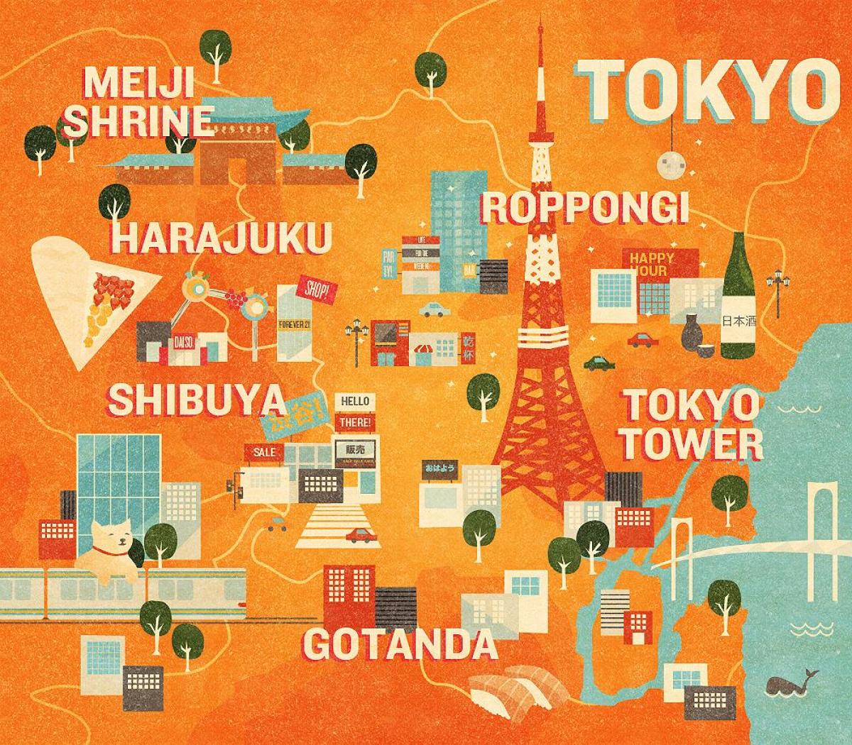 Tokio Mapa Distritos 